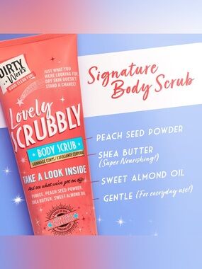 ⚠️5/25: Dirty Works Lovely Scubbly Body Scrub – 1.69fl oz